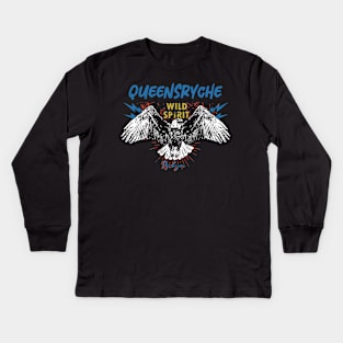 queensryche wild spirit Kids Long Sleeve T-Shirt